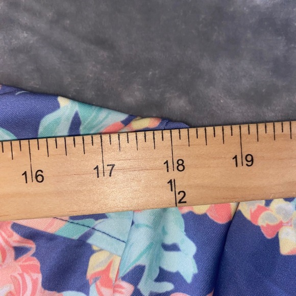 Bad Birdie Mens L Lei'd Polo Shirt Floral Aloha Golf Performance UPF 50 NWT - Picture 4 of 11